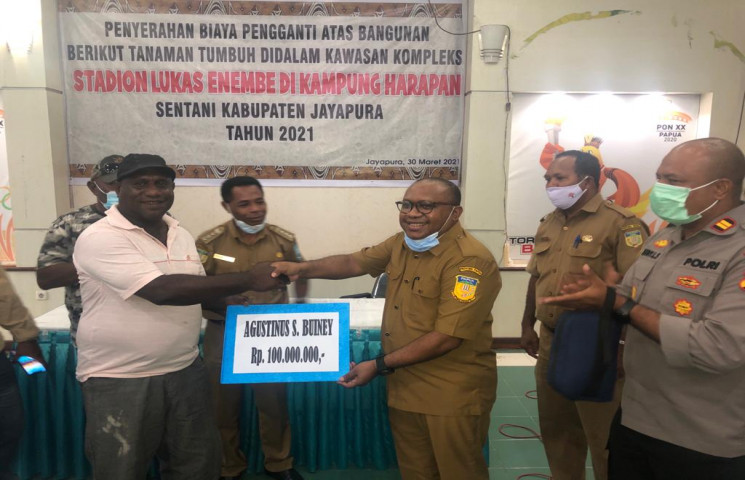 Urusan 13 KK Beres, Dua Pekan Lagi Kompleks Stadion Lukas Enembe Ditata